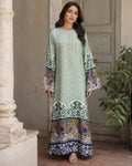 Hania Mint Handworked Formal Suit — Mint green Pakistani vs luxe 2 suit by Veera Studio, view 1