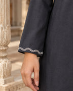 Eshal Charcoal Farshi Shalwar Set