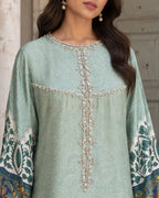 Hania Mint Handworked Kaftan