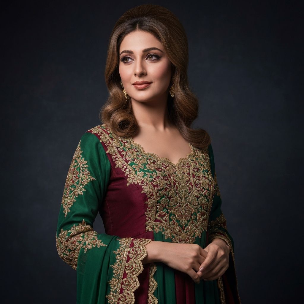 Luxury couture outfit